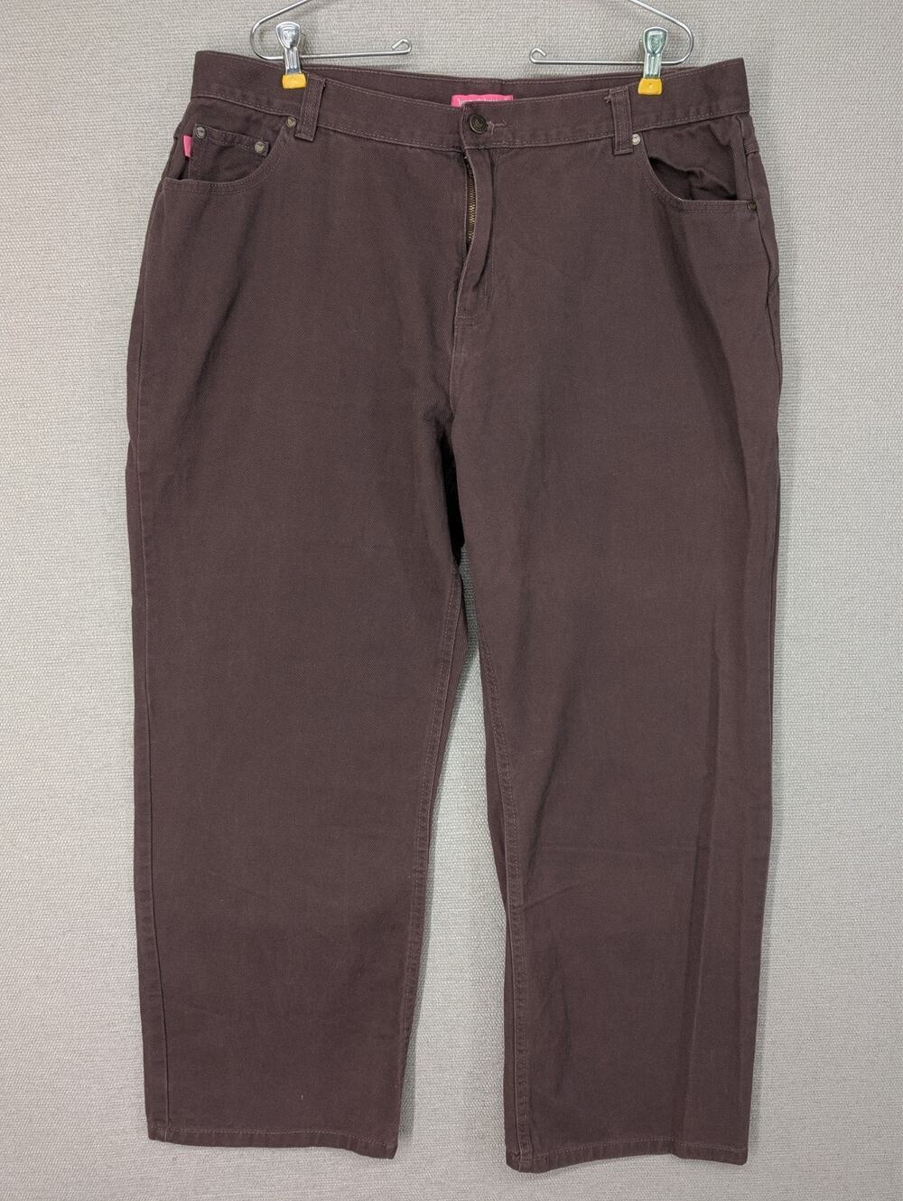 Woman Within Brown Jeans Size 20W Natural Fit -0826i28